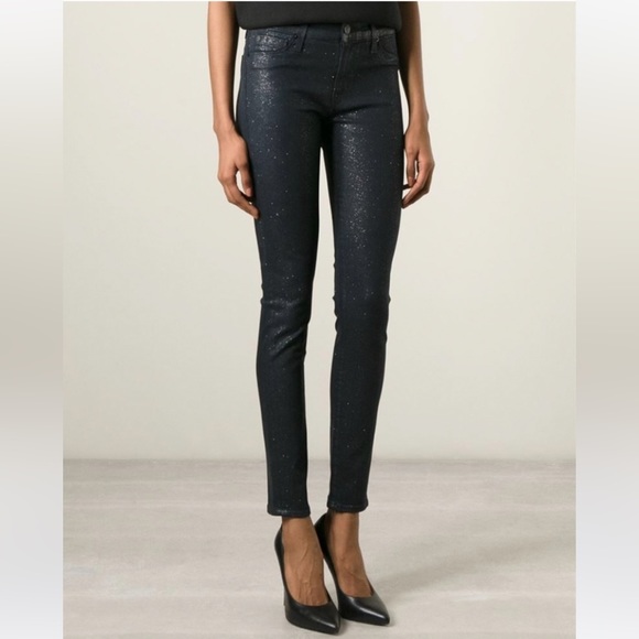 Hudson Jeans Denim - NWT Hudson Barbara High Waist Black Coated Jeans Apollo Size 33